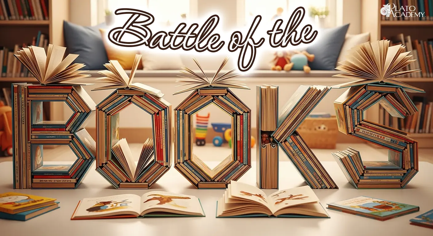 Plato Academy Schools battle of the books title