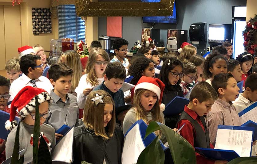 Plato Clearwater Choir Sings Carols at Seasons Assisted Living Community