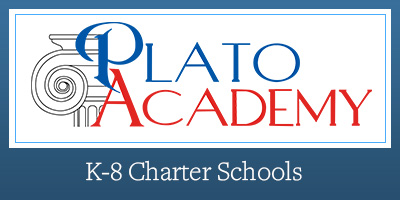 Plato Academy K-8 Charter Schools Logo