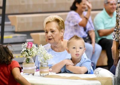 Grandparents at Plato Academy Tampa during Grandparents day celebration