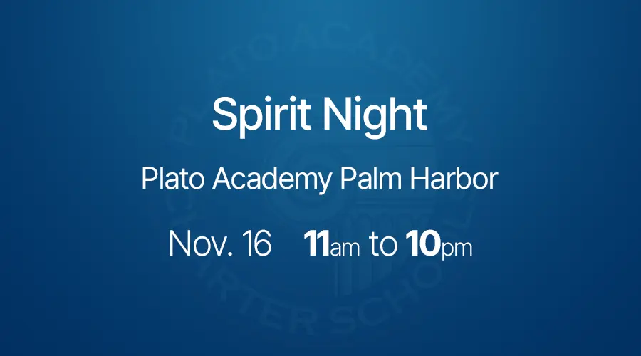 palm harbor spirit night on Nov 16 from 11am to 10pm