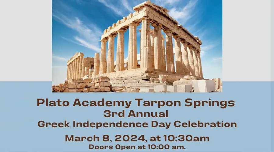 Plato Academy Tarpon Springs Independence Day Celebration 2024 March 8