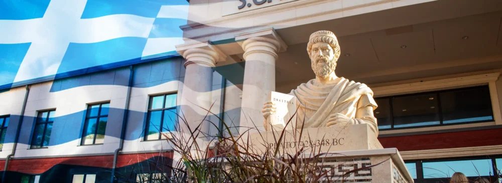 Plato Statue - Plato Academy Schools