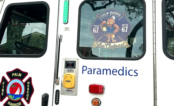 Palm Harbor Fire Rescue engine