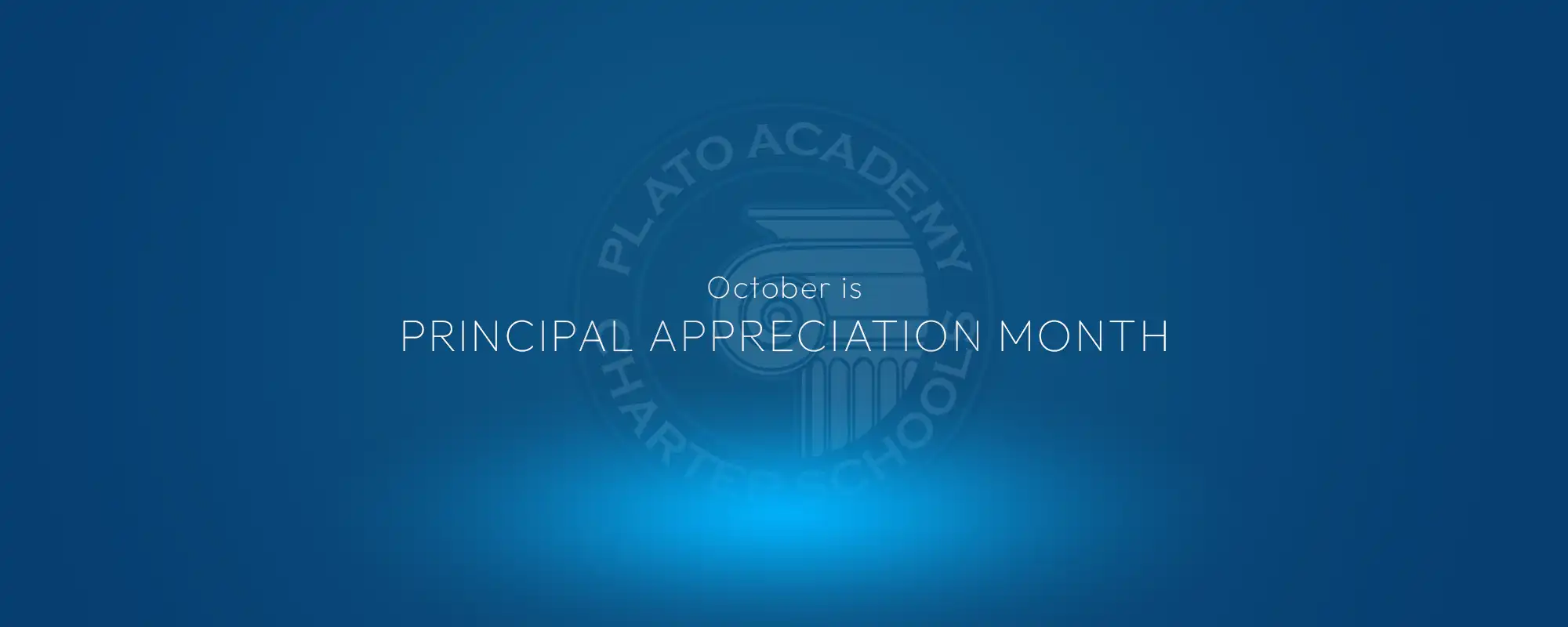 October is Principal Appreciation Month