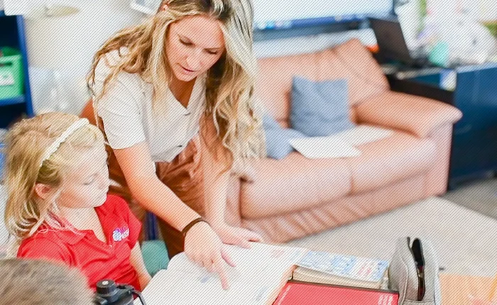 teacher and student