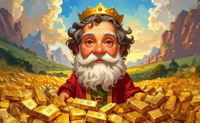 painting of king midas