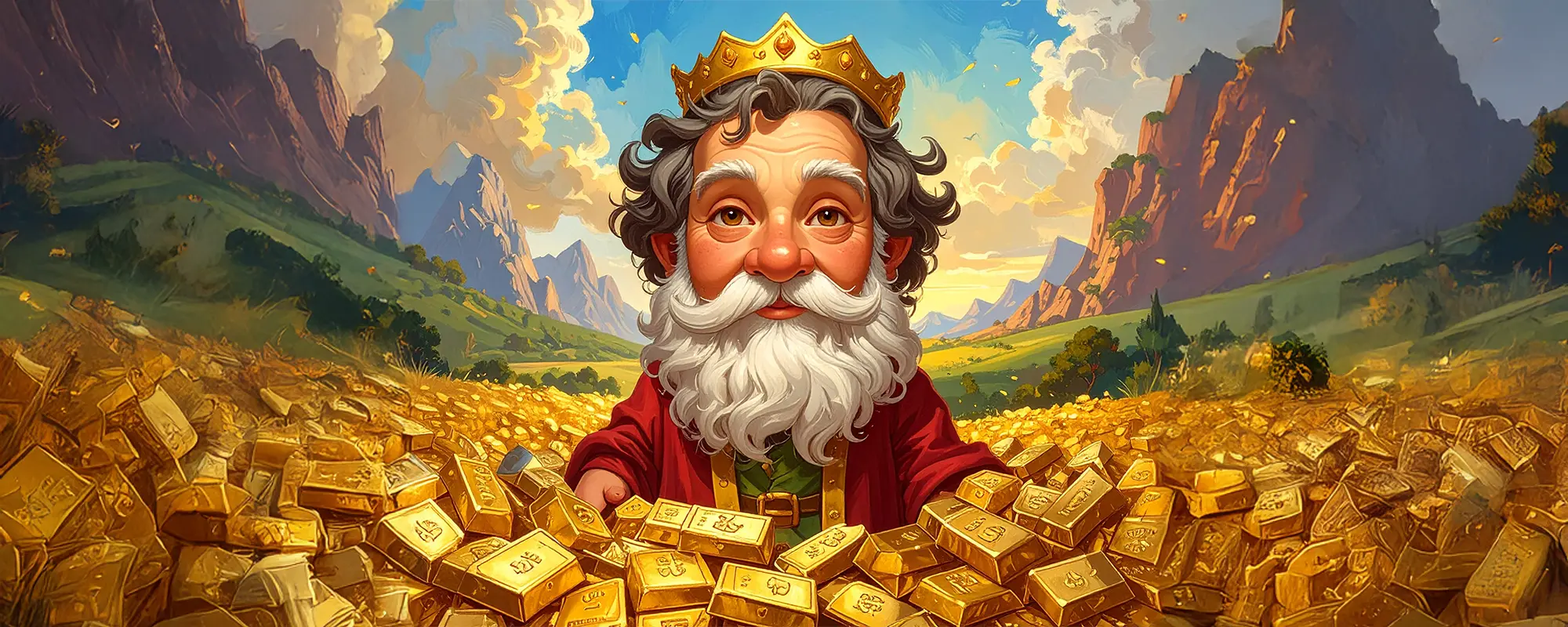 painting of king midas