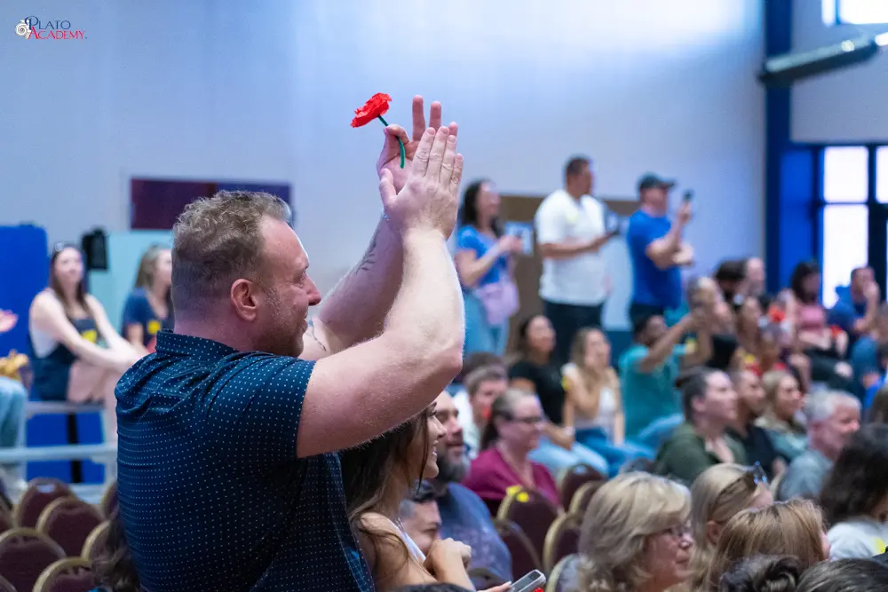Plato Academy students celebrate the Greek OHI Day and Veterans Day