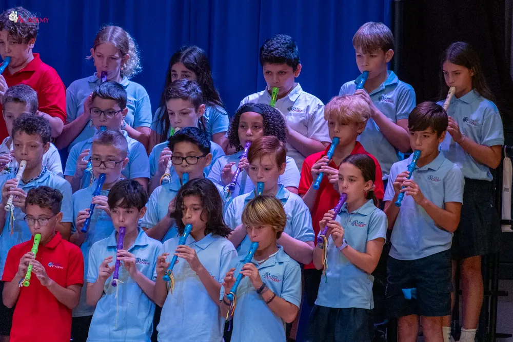 Plato Academy students celebrate the Greek OHI Day and Veterans Day