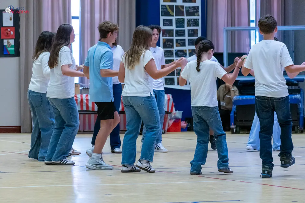 Plato Academy students celebrate the Greek OHI Day and Veterans Day