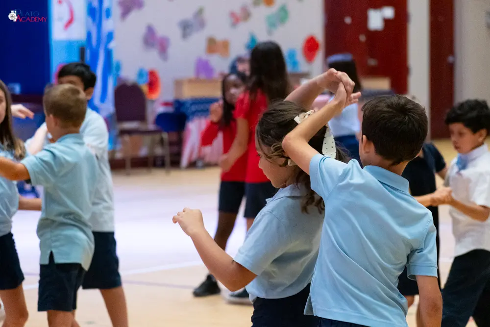 Plato Academy students celebrate the Greek OHI Day and Veterans Day