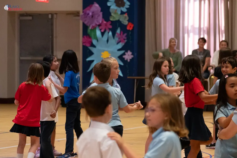 Plato Academy students celebrate the Greek OHI Day and Veterans Day