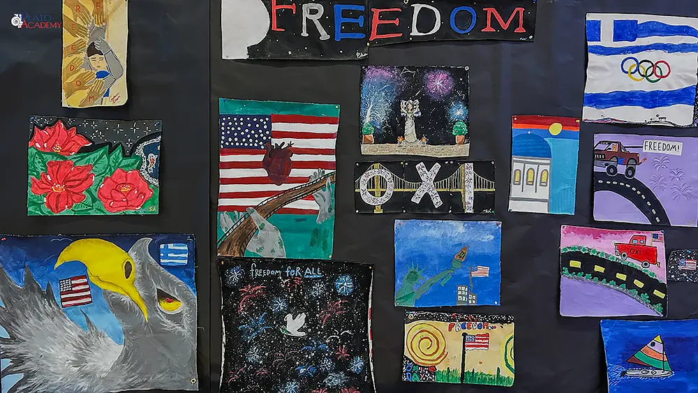 Plato Academy Veteran's Day Student Artwork