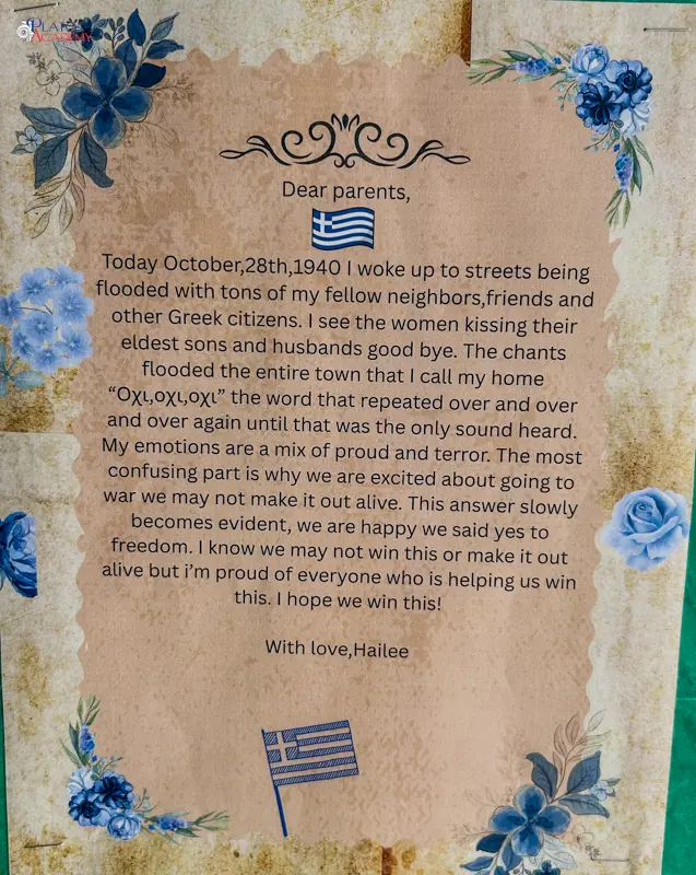 Plato Academy Tampa OXI Day 2025 project