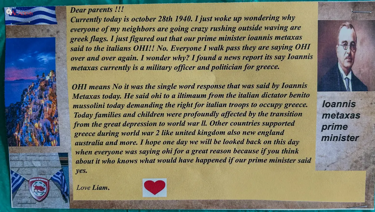 Plato Academy Tampa OXI Day 2025 project