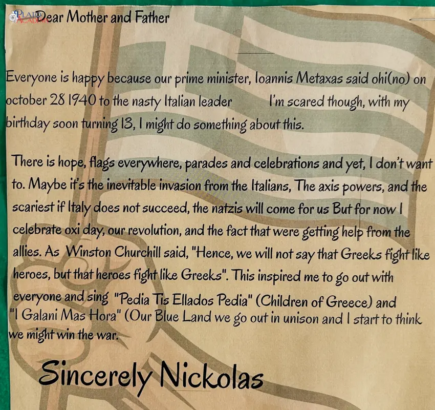 Plato Academy Tampa OXI Day 2025 project