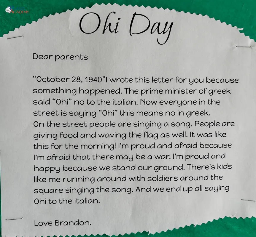 Plato Academy Tampa OXI Day 2025 project