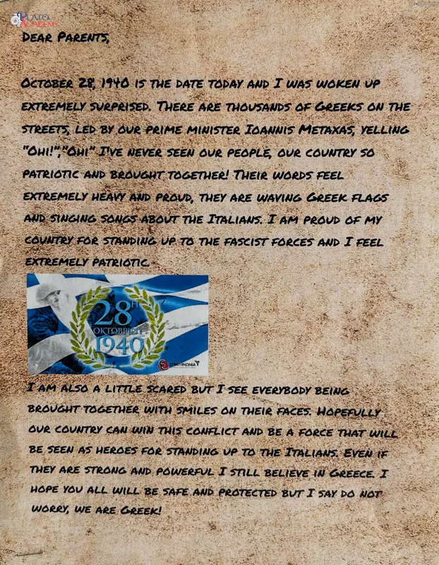 Plato Academy Tampa OXI Day 2025 project