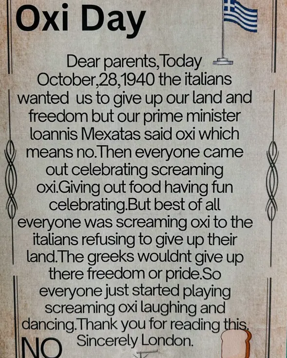 Plato Academy Tampa OXI Day 2025 project