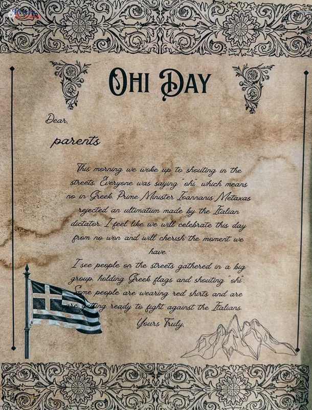 Plato Academy Tampa OXI Day 2025 project