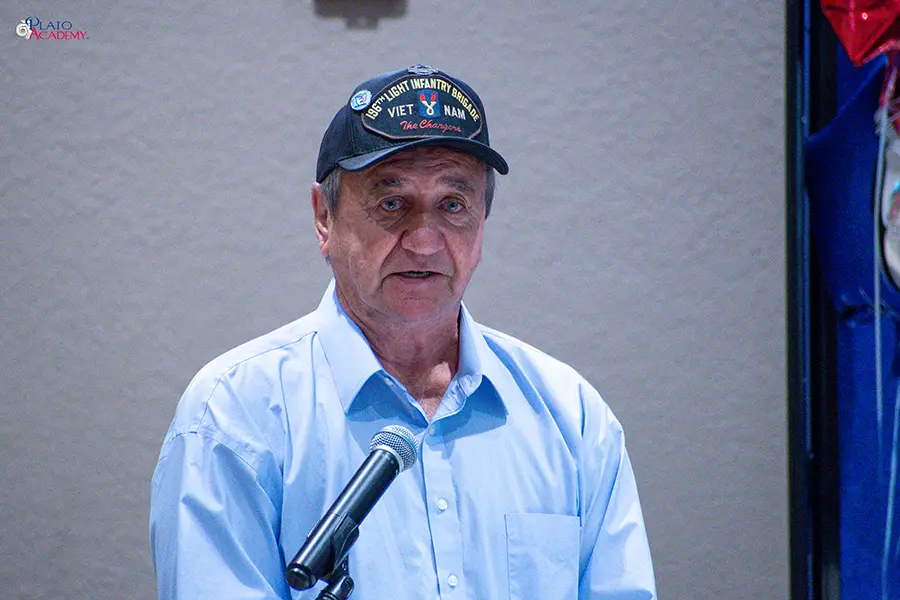 Stephen Kochick at Plato Academy Trinity Veterans Day 2025