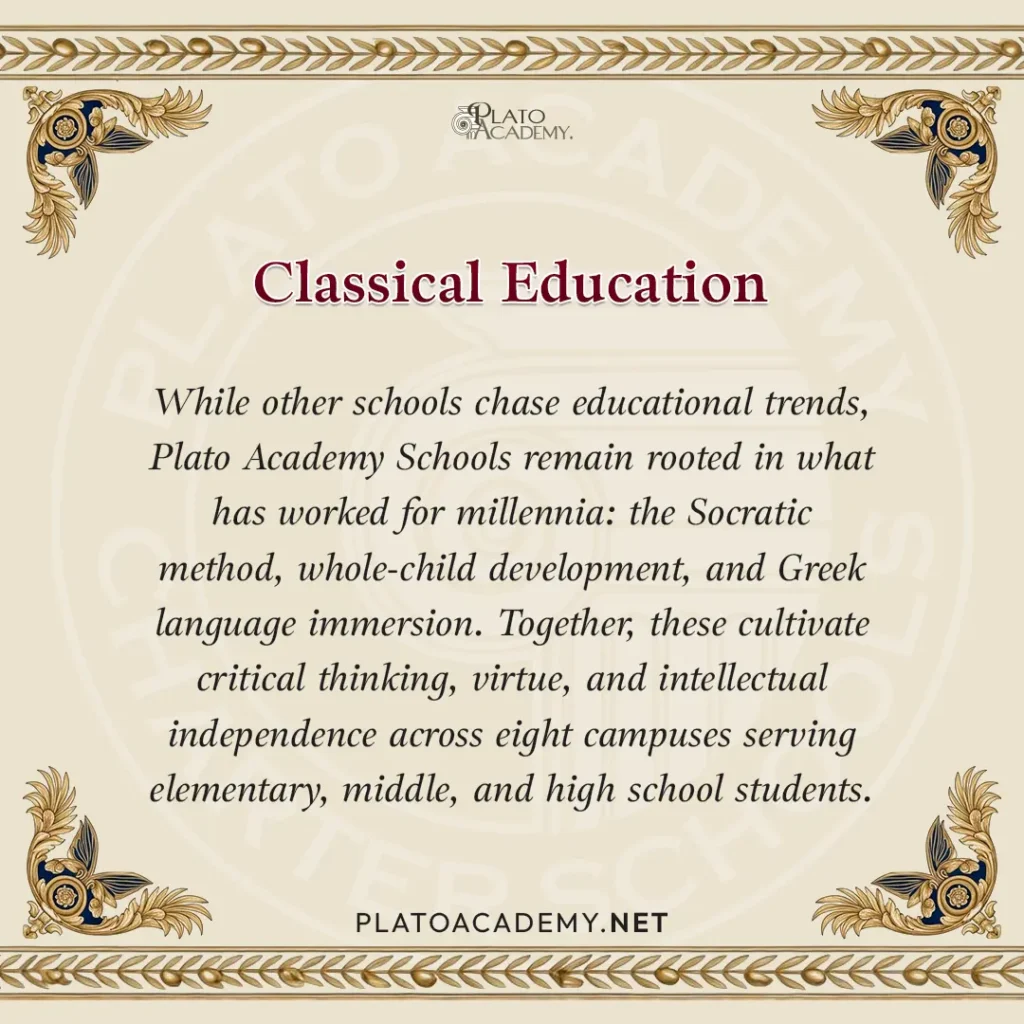 Plato Academy Schools Classical Education