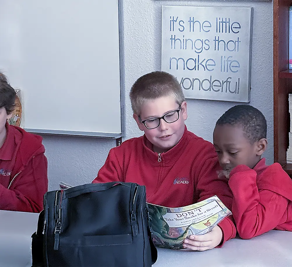 Plato academy Clearwater co-reading