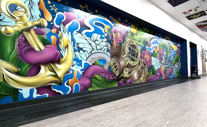 Plato Academy St Petersburg Mural