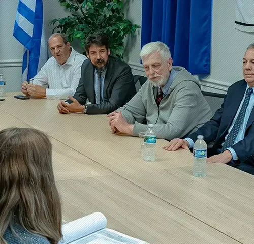 Greek deputy minister of foreign affairs visits plato academy schools