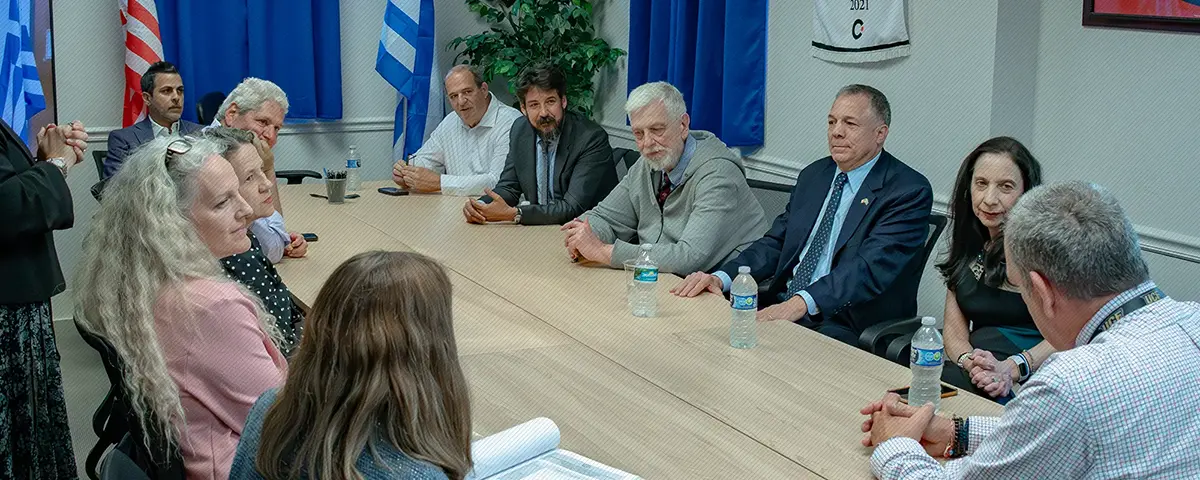 Greek deputy minister of foreign affairs visits plato academy schools