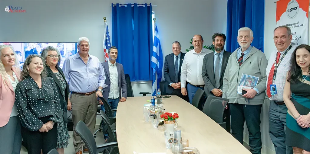 Greek deputy minister of foreign affairs visits plato academy schools